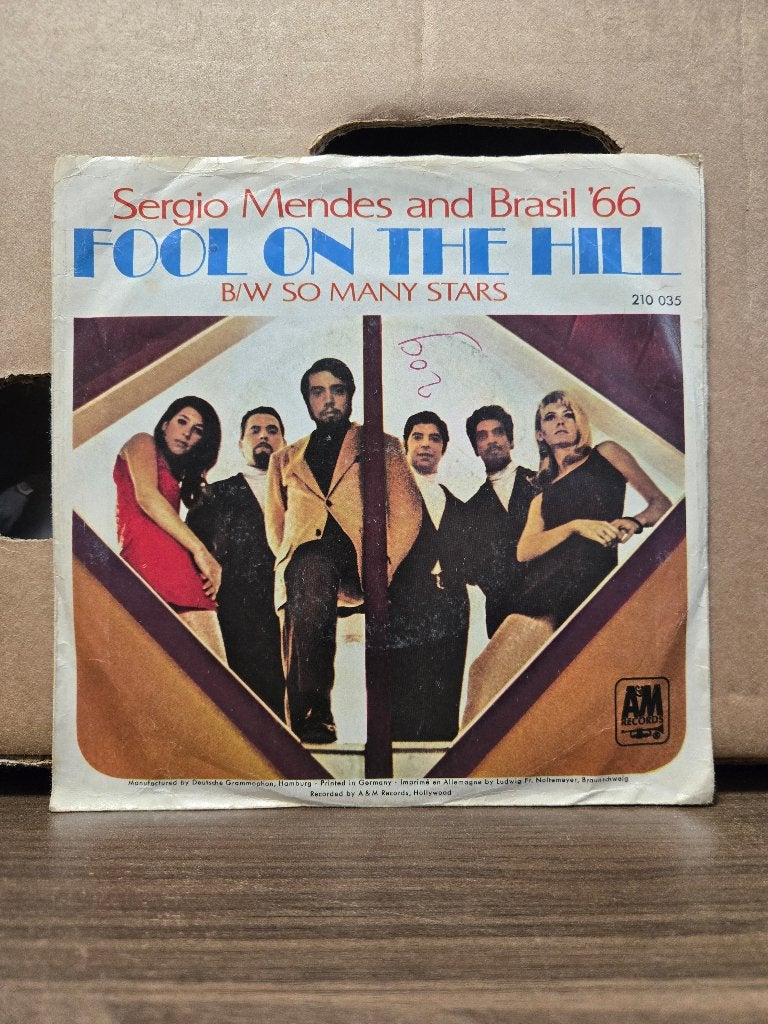 Sergio Mendes and Brasil'66 - Fool on the hill, 7 inch, Ophalen of Verzenden, Zo goed als nieuw, Pop