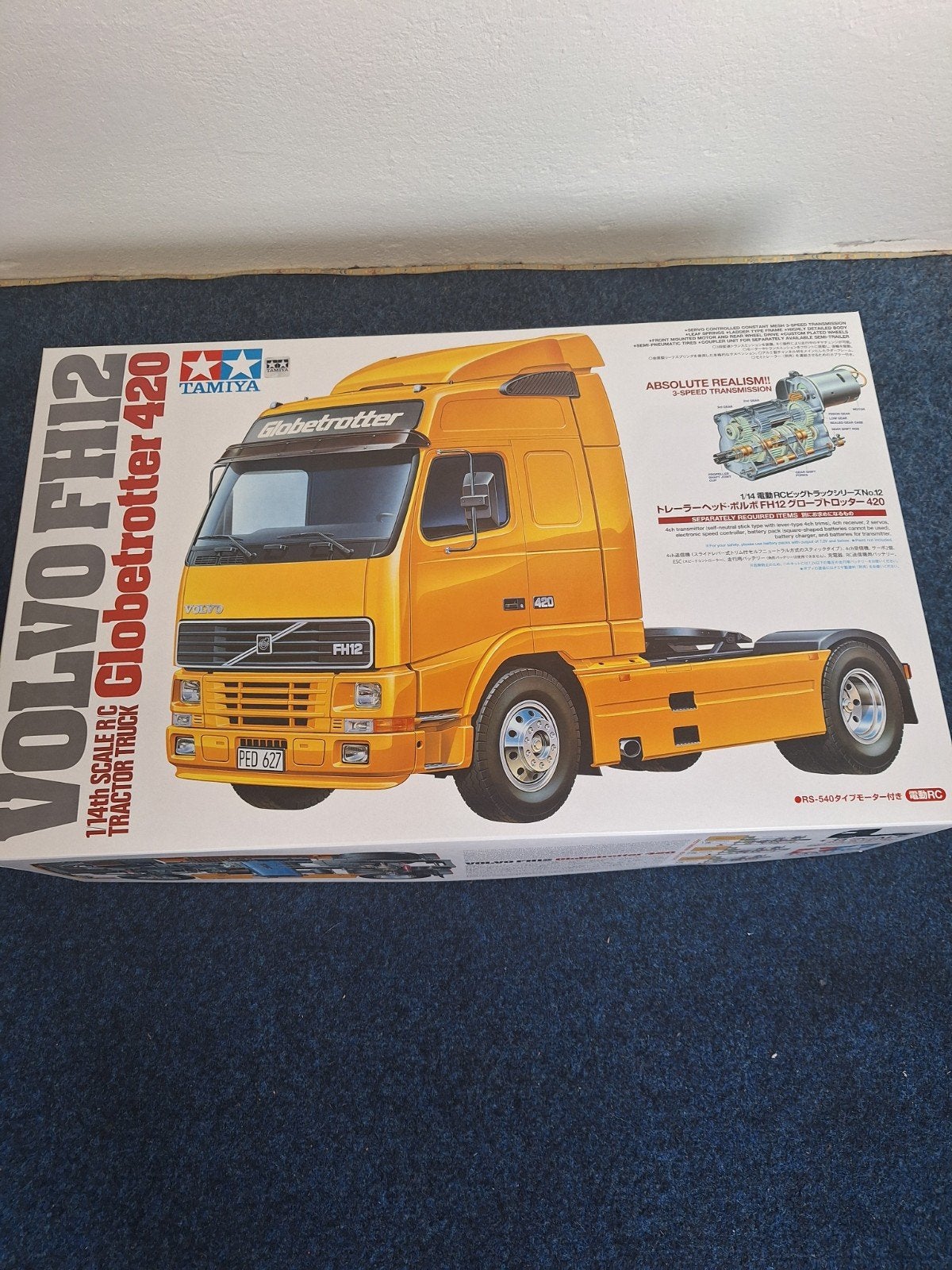 Tamiya Volvo FH12 Globetrotter 420 RC Tractor Truck, Ophalen, Groter dan 1:32, Nieuw, Truck