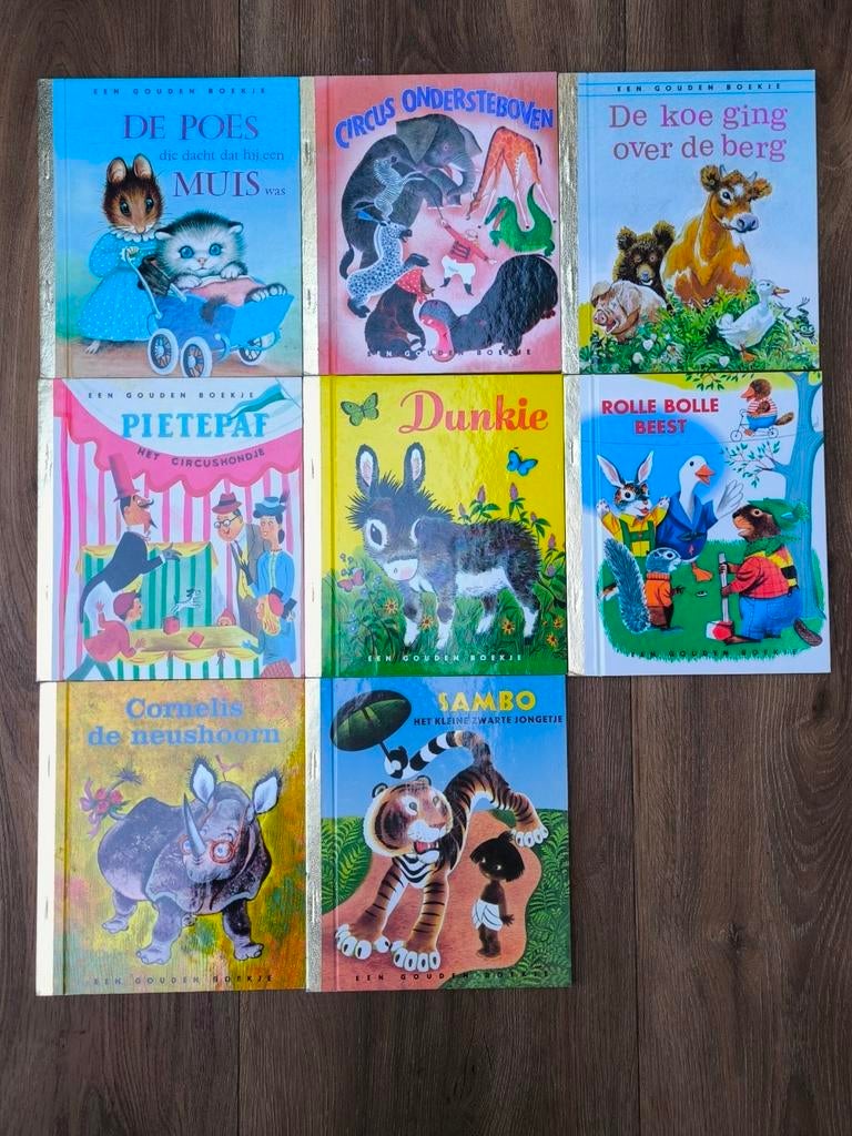 Gouden Boekjes Collectie - 8 Klassieke Kinderboeken, Ophalen of Verzenden, Gelezen, Diverse auteurs, Sprookjes