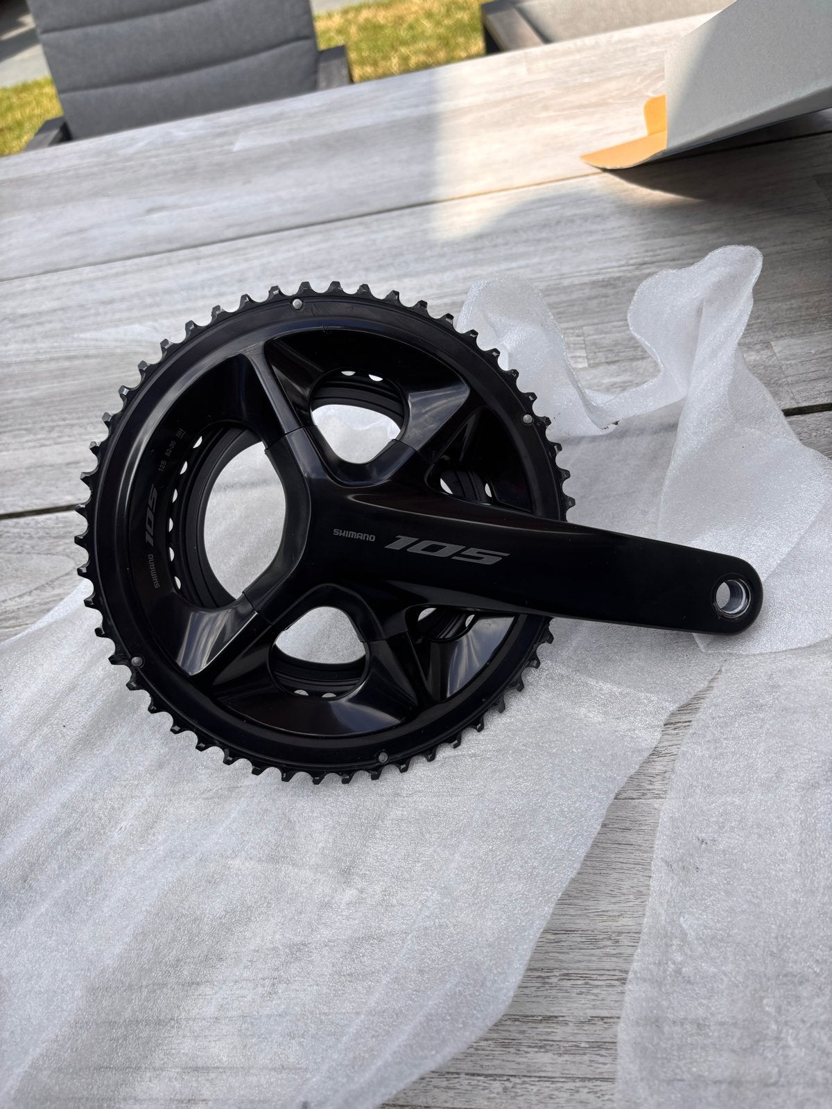 Shimano 105 FC-R7100 Crankstel met 4iiii Powermeter, Fietsen en Brommers, Fietsonderdelen, Crankstel of Pedalen, Ophalen of Verzenden