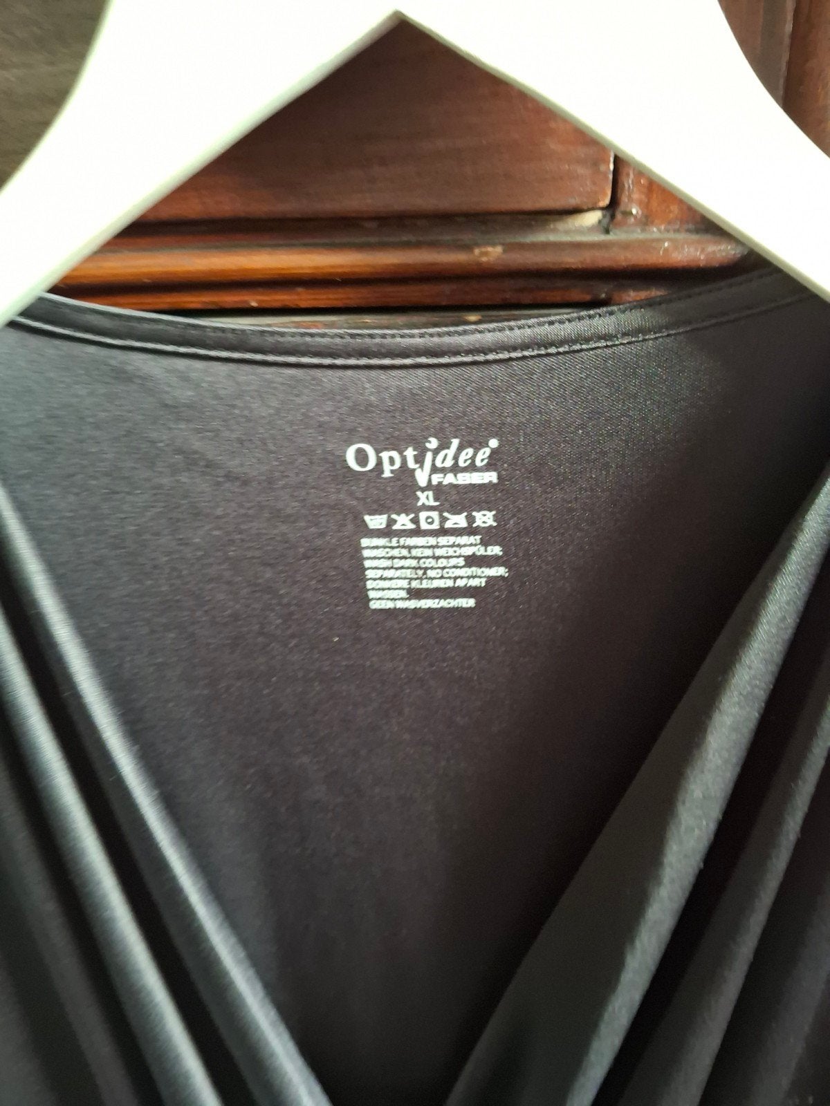 optidee shirt, Ophalen of Verzenden, Zo goed als nieuw, Zwart, Korte mouw