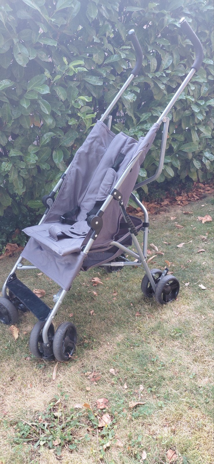 buggy kinderwagen compact inklapbaar antraciet grijs, Ophalen, Gebruikt