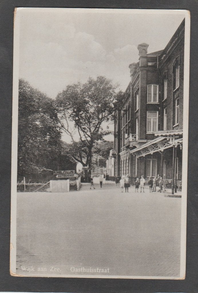 wijk aan zee gasthuisstraat, Verzenden, 1940 tot 1960, Ongelopen, Noord-Holland