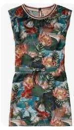 Prachtige SCOTCH & SODA vissen/bloemen jurk maat 10/140., Zo goed als nieuw, Jurk of Rok, Scotch R'belle, Verzenden