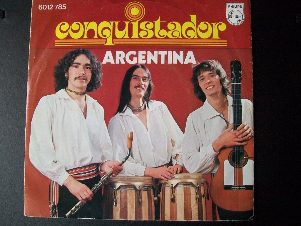 CONQUISTADOR met ARGENTINA 7 inch (1978) in goede staat, Cd's en Dvd's, Verzenden, Overige genres, 7 inch, Zo goed als nieuw