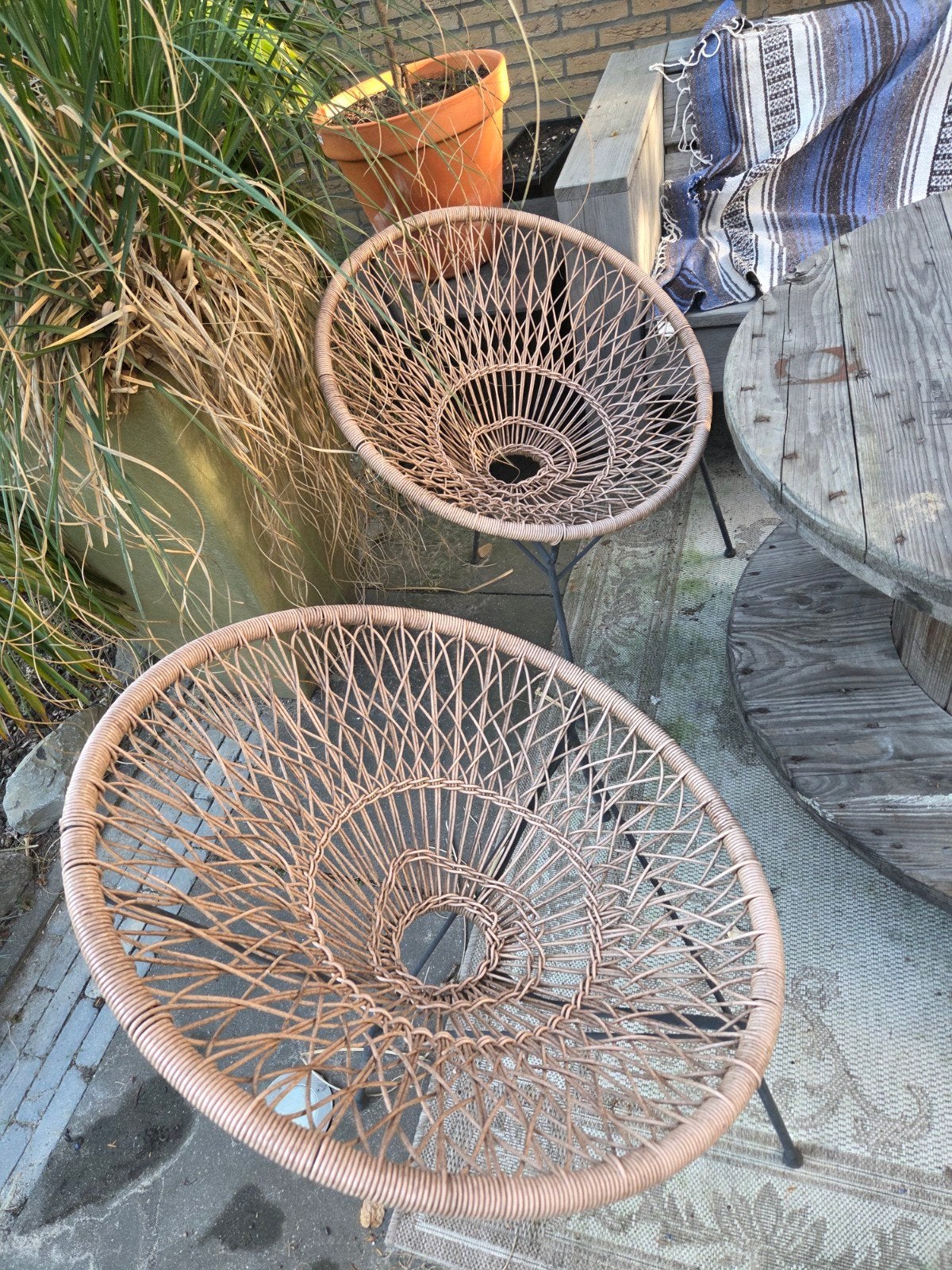 Acapulco stoelen terras, Ophalen, Gebruikt, Kunststof