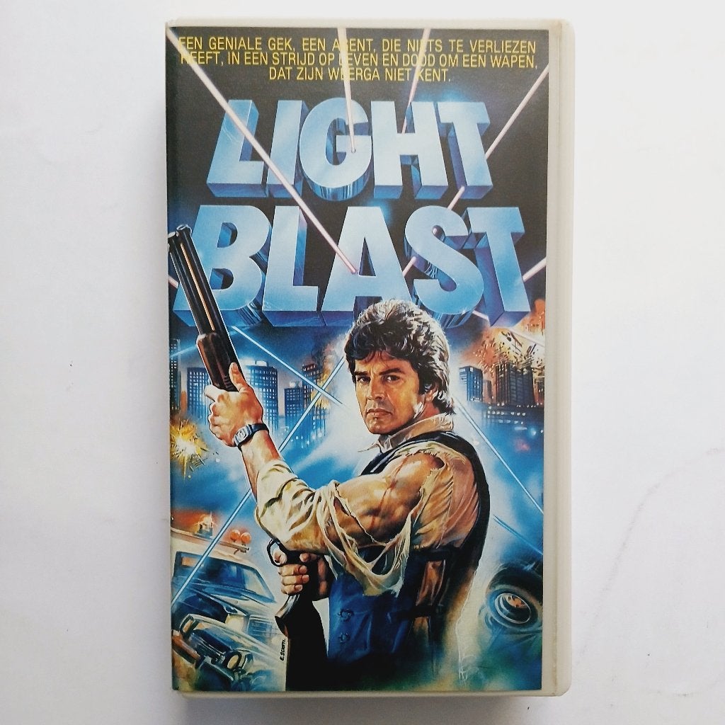 Lightblast - NL ex rental vhs - Video Screen - Castellari, Cd's en Dvd's, Alle leeftijden, Ophalen of Verzenden, Actie en Avontuur