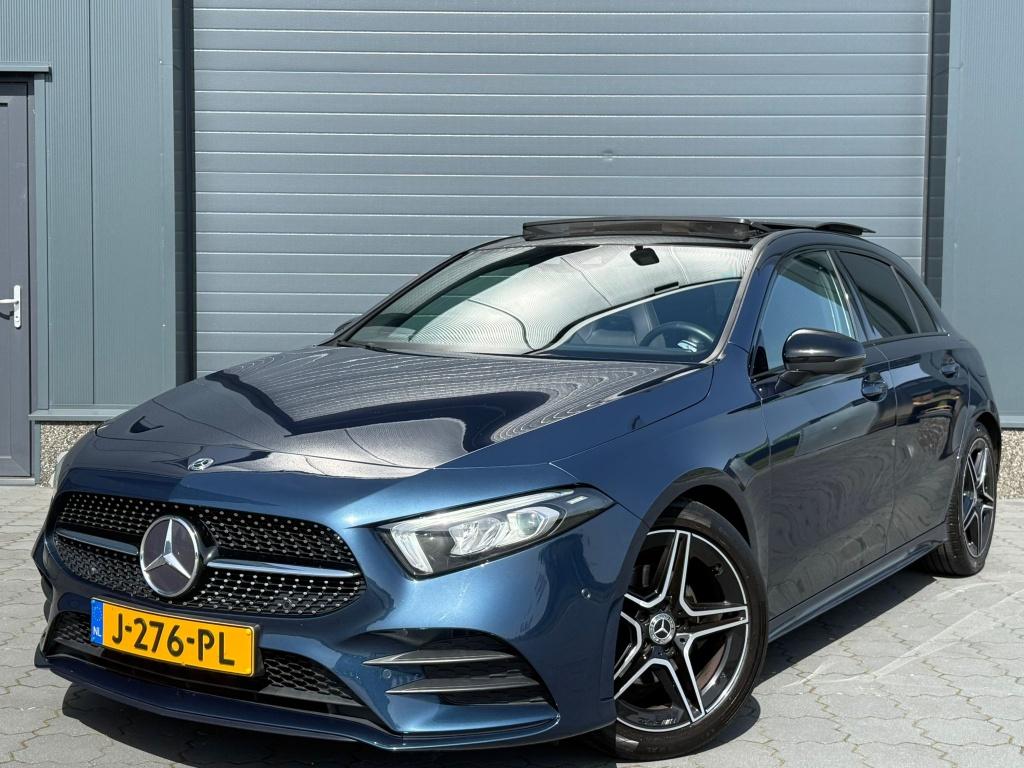 Mercedes-Benz A-Klasse A 180 136pk 7G-DCT 2020 Blauw, Auto's, 136 pk, 4 cilinders, Blauw, Origineel Nederlands