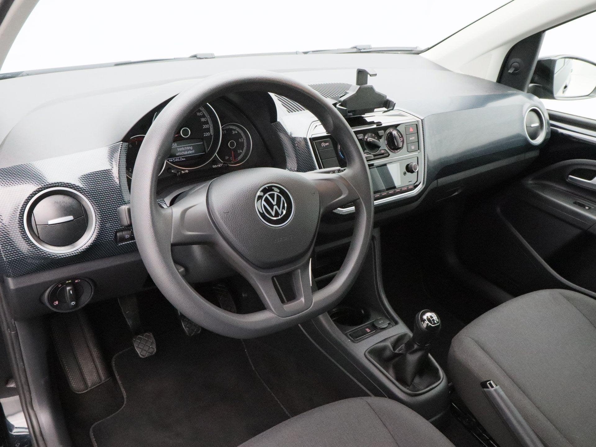 Volkswagen Up! 1.0 | Elektrische Ramen | Bluetooth | Airco |, Stof, Gebruikt, 4 stoelen, Origineel Nederlands