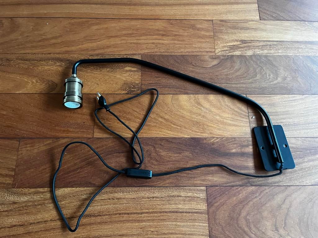 Lamp van Made - Zwart/Brons, Ophalen, Zo goed als nieuw