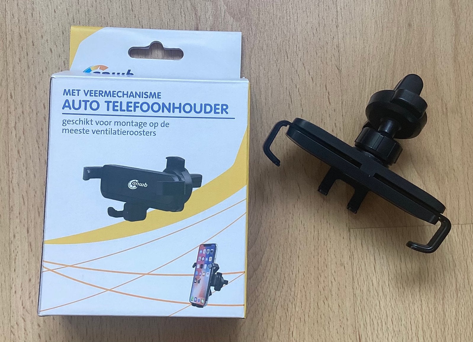 ANWB Auto Telefoonhouder met Veermechanisme, Ophalen of Verzenden, Nieuw, Auto