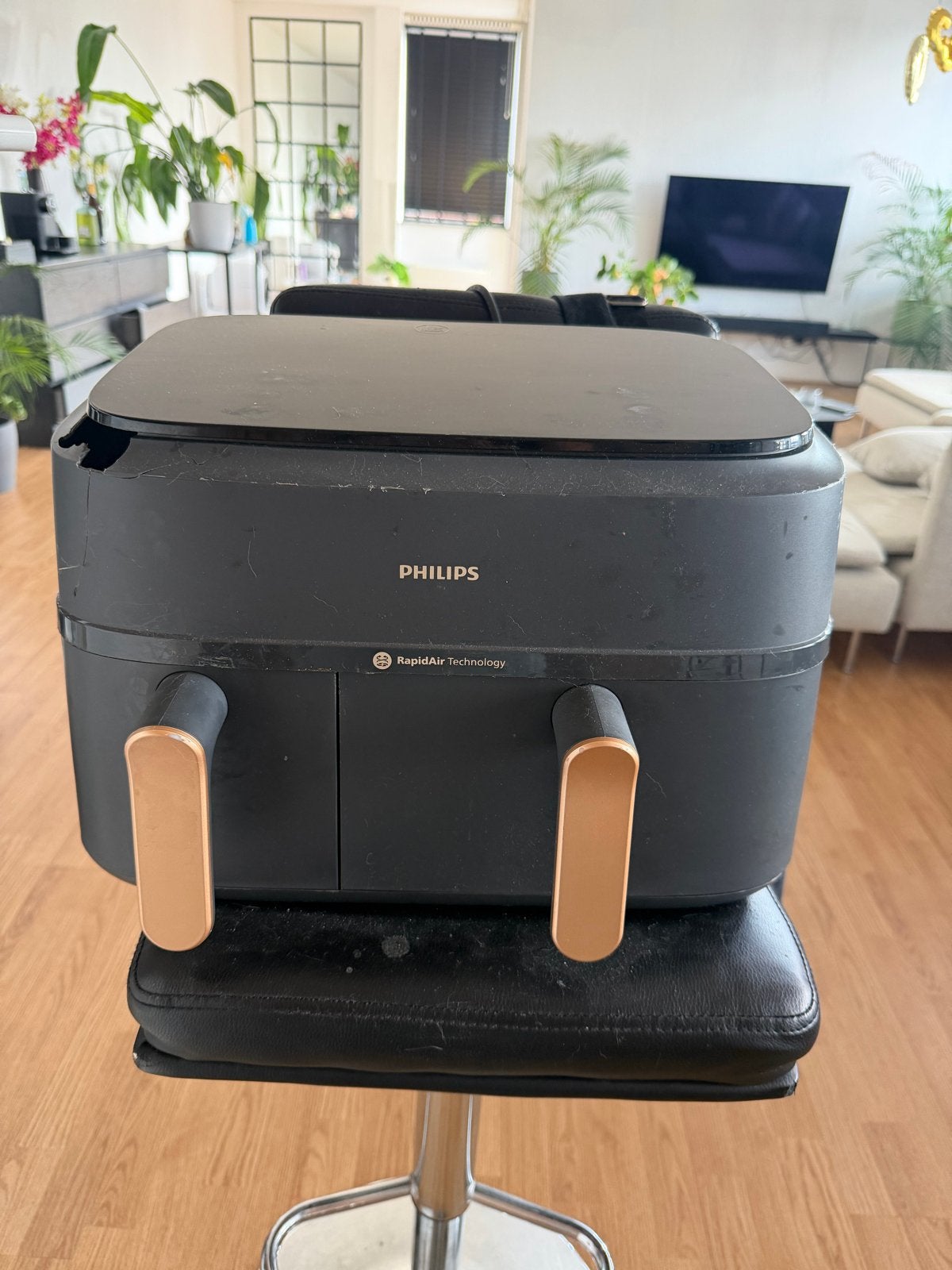 Philips Airfryer XXL - Rapid Air Technologie, Ophalen, Gebruikt, Airfryer XXL, 1500 gram of meer