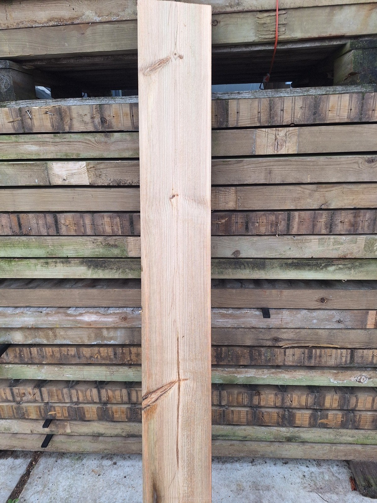 partij  Lariks sloophout  balken  gordingen  72x198mm, Ophalen, Nieuw, 250 cm of meer, Balken