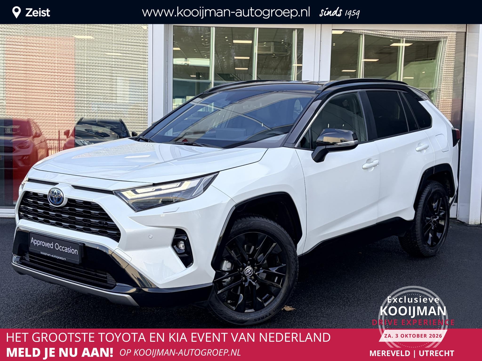 Toyota RAV4 AWD Bi-tone Navigatie, Stuurwiel- & Stoelverwarm, Dealer onderhouden, Gebruikt, 4 cilinders, 2487 cc