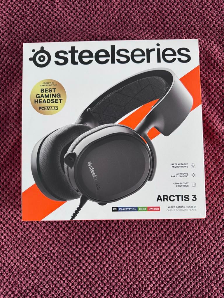 (NIEUW) Steelseries Arctis 3 koptelefoon, Overige merken, Surround, Nieuw, Ophalen of Verzenden