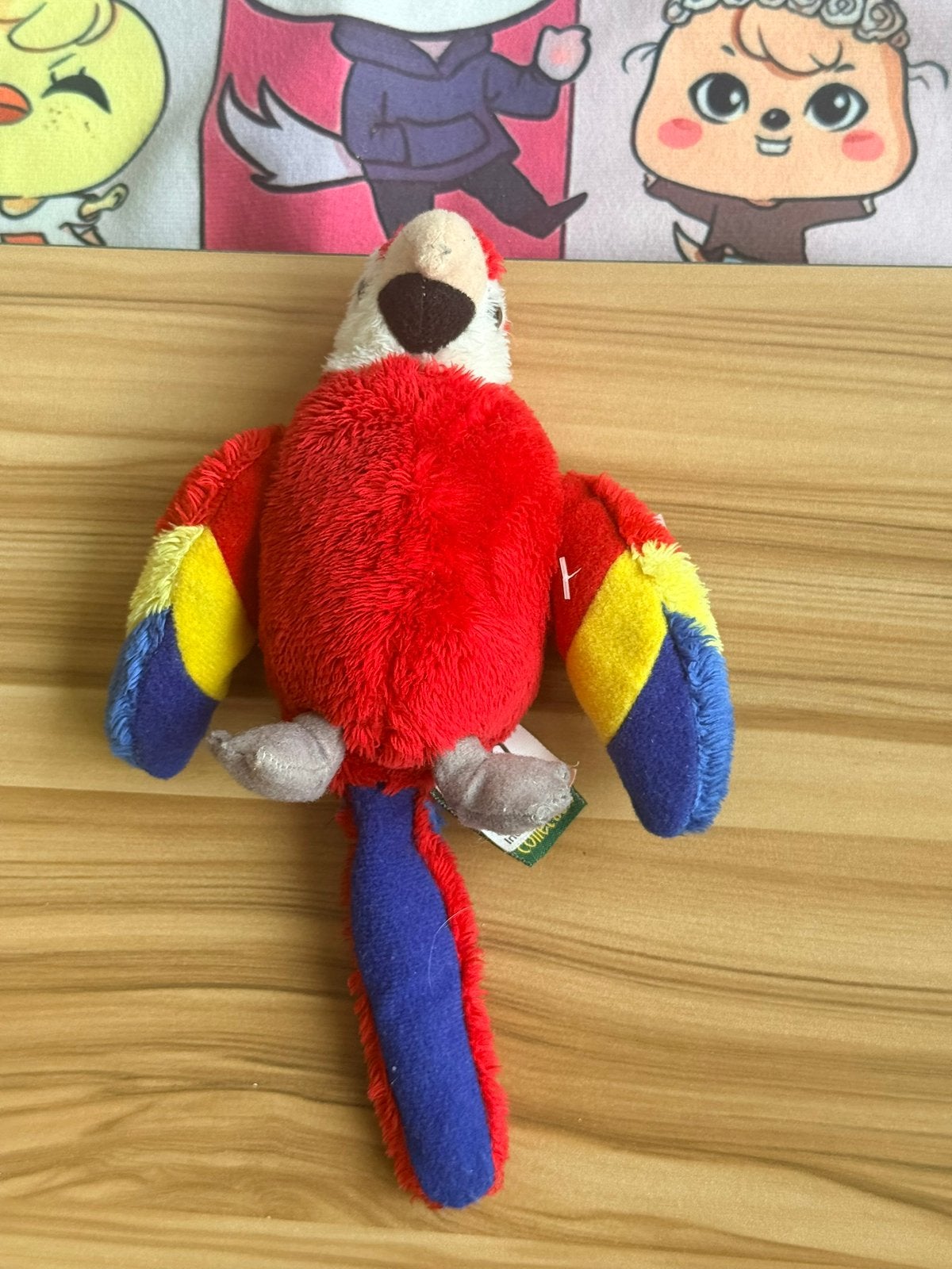 Geelvleugel ara knuffel papegaai, Ophalen of Verzenden, Zo goed als nieuw, Overige typen