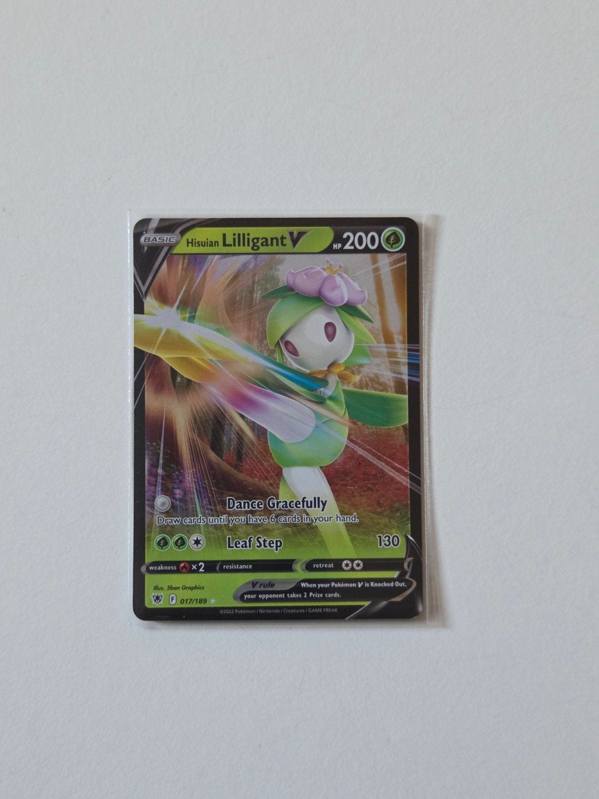 Hisuian Lilligant V - ASR 17, Ophalen of Verzenden, Nieuw, Losse kaart, Foil