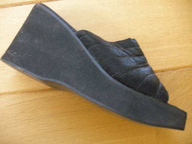 ANDORRA slippers zwart maat 38, Zwart, Ophalen of Verzenden, Zo goed als nieuw, Andorra