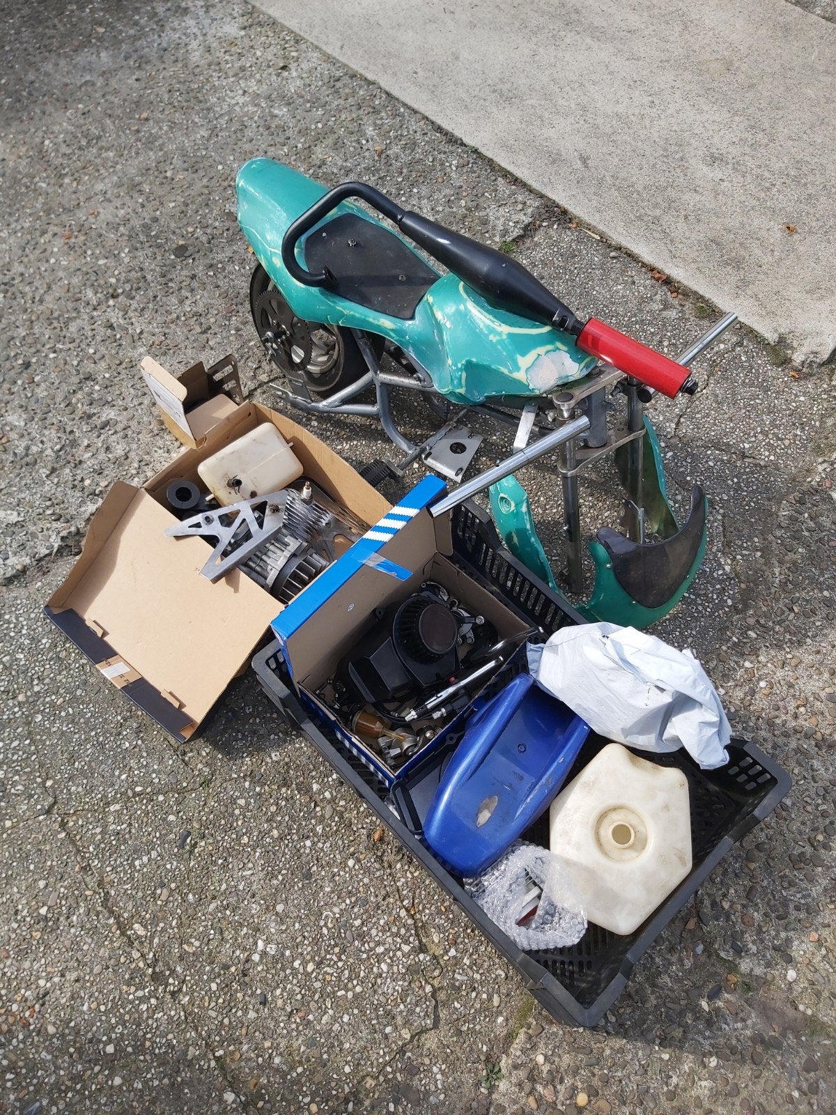 Minibike (in)onderdelen, Ophalen, Gebruikt, Onbekend, Overige typen