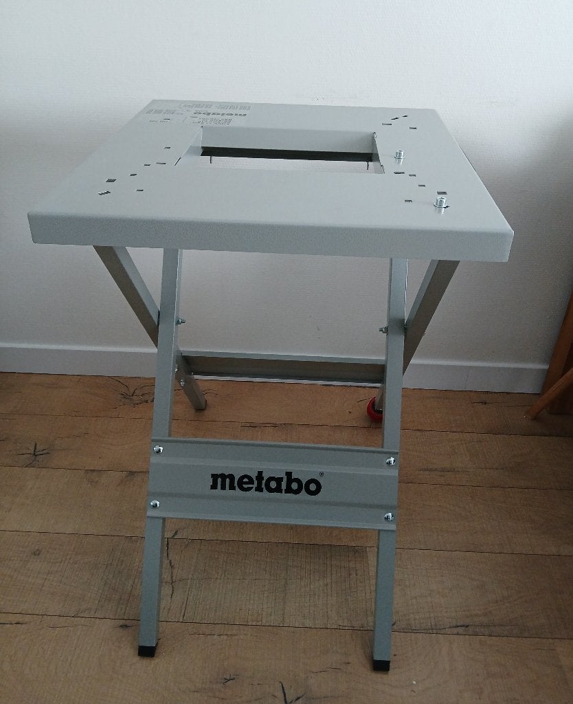 Metabo UMS onderstel afkortzaag, Ophalen, Zo goed als nieuw, Minder dan 70 cm, Inklapbaar