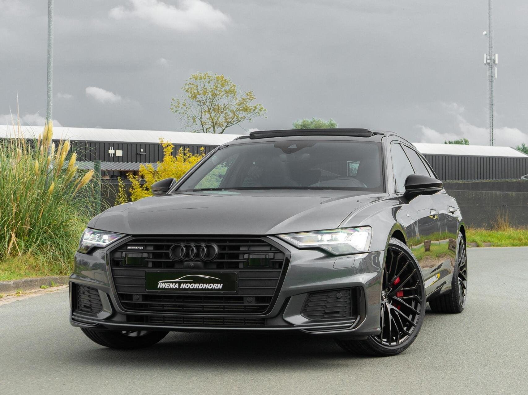 Audi A6 Avant 55 TFSI e quattro Competition|Panoramadak|B&O|, Auto's, Audi, Automaat, Gebruikt, Zwart, 4 cilinders