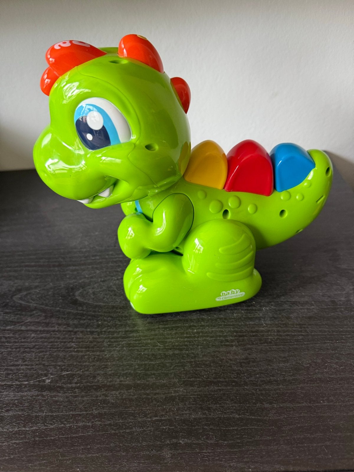 Baby Clementoni Dino: tweetalig speelgoed (NL/FR), Ophalen of Verzenden, Zo goed als nieuw, Overige typen, Met geluid
