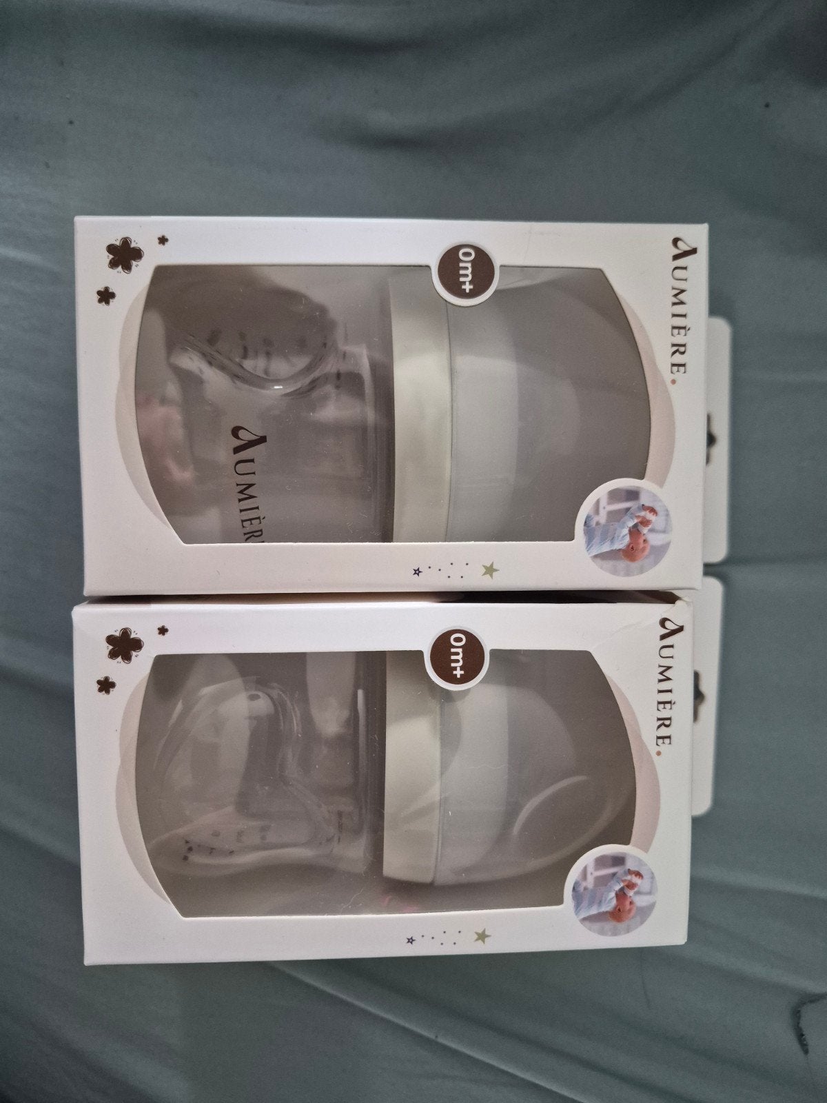 Nieuwe Aumière Babyflessen (2 stuks) - 0m+, Ophalen of Verzenden, Nieuw, Babyfles, Overige merken