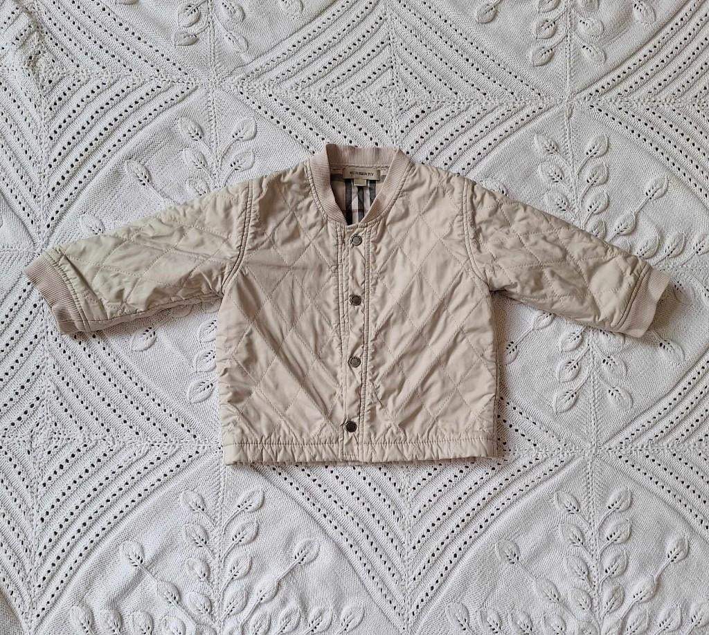 Burberry Baby beige jas 86, Kinderen en Baby's, Ophalen of Verzenden, Zo goed als nieuw, Jongetje of Meisje, Jasje