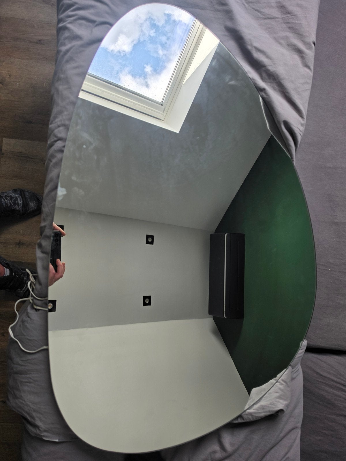 Ben organic badkamer spiegel, Ophalen, Overige typen, Nieuw, 50 tot 100 cm