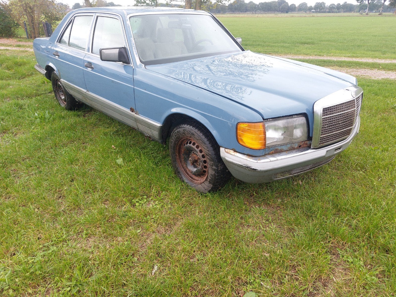 mercedes w126 280se 5 handbak in onderdelen of compleet, Ophalen of Verzenden, Voor, Motorkap