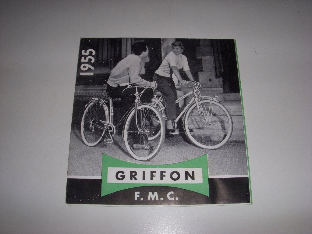 Mooie folder Griffon fietsen 1955, Boeken, Catalogussen en Folders, Gelezen, Folder, Ophalen of Verzenden