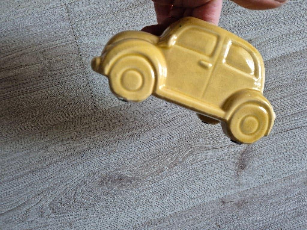 kever vw volkswagen look geel bloembak keramisch voor binnen, Ophalen, Nieuw, Auto