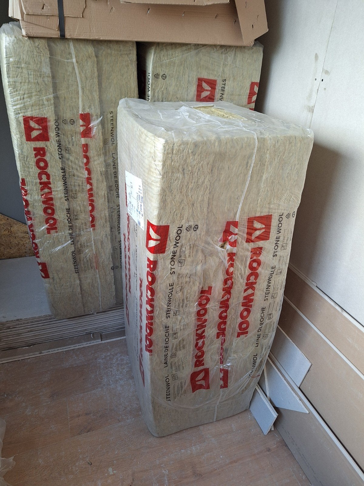 4 pakken Rockwool steenwol isolatie 16cm dik, 8,64 m2, Ophalen, Nieuw, Steenwol, 5 tot 10 m²
