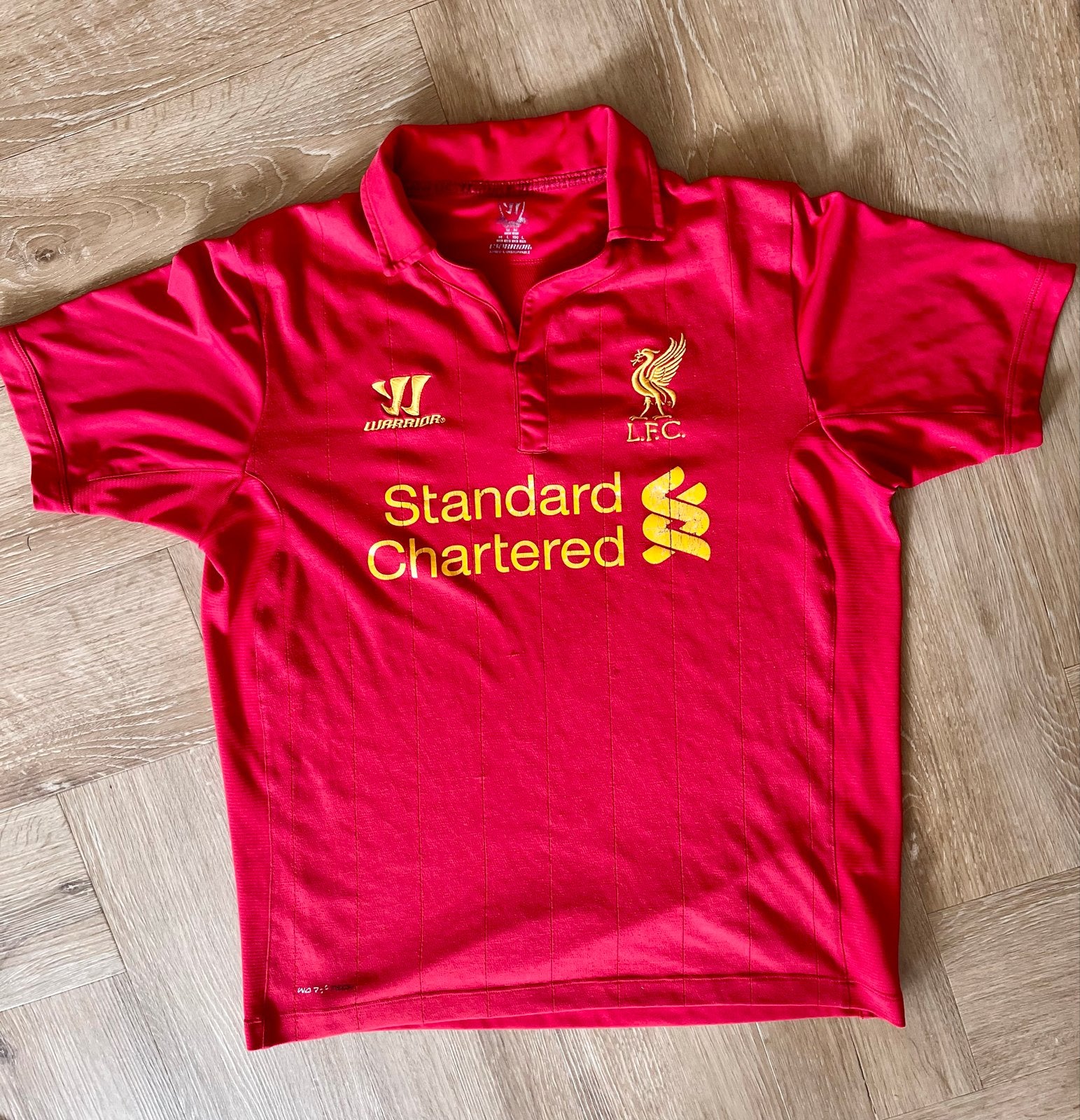 Liverpool FC Warrior Thuisshirt Maat M 2012/2013, Voetbal, Gedragen, Rood, Verzenden
