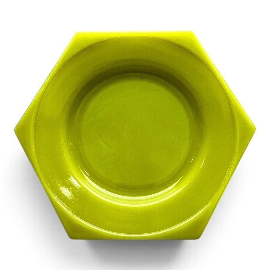 H.P. Berlage (1856-1934) - Groen glazen onderschotel, Antiek en Kunst, Ophalen of Verzenden