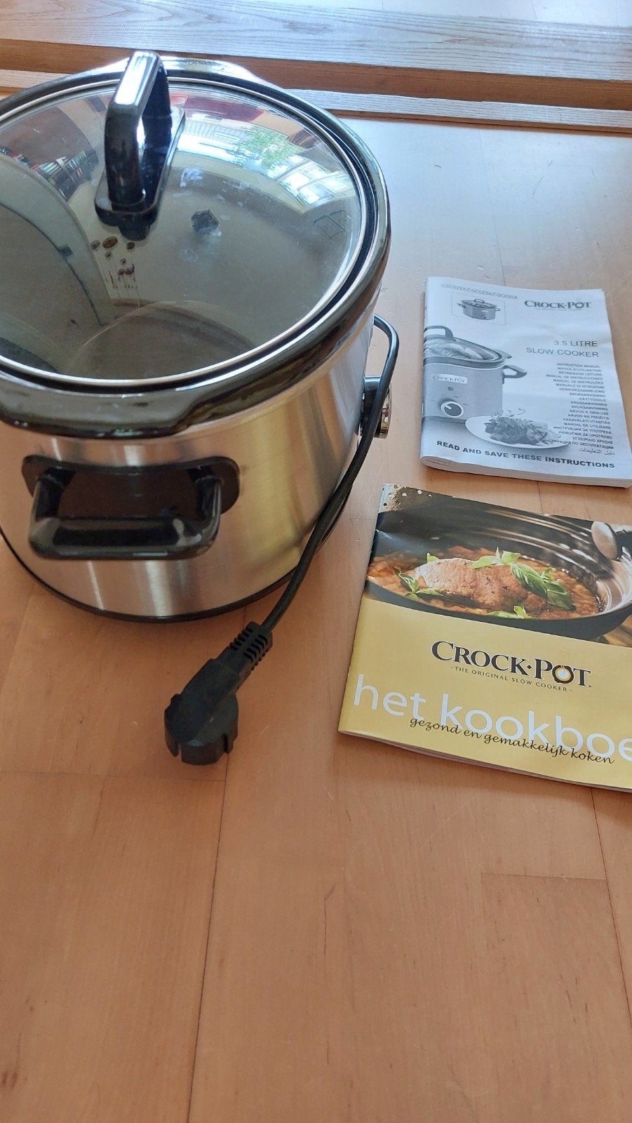 Crock-Pot Slowcooker 3.5 liter met kookboek, Ophalen of Verzenden