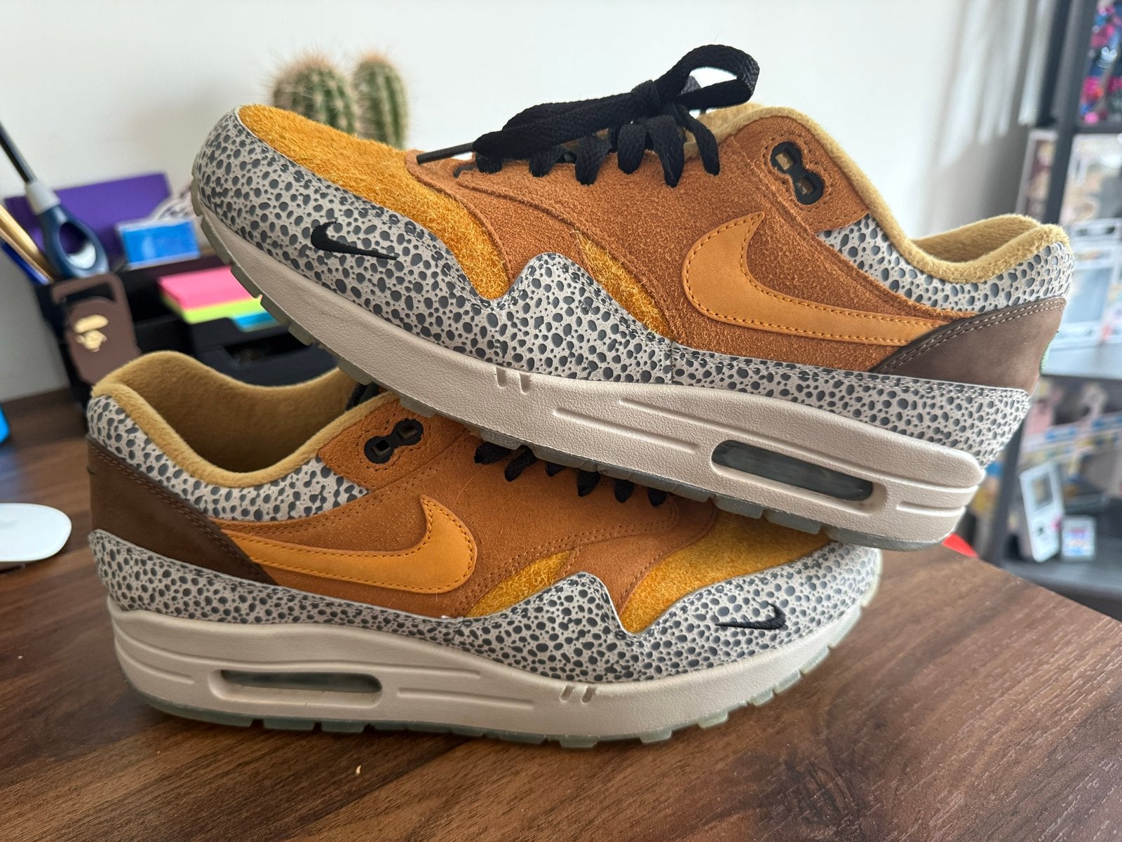 Nike Air Max 1 Atmos Safari 2016 - Maat 44, Ophalen of Verzenden, Gedragen, Overige kleuren, Sneakers of Gympen