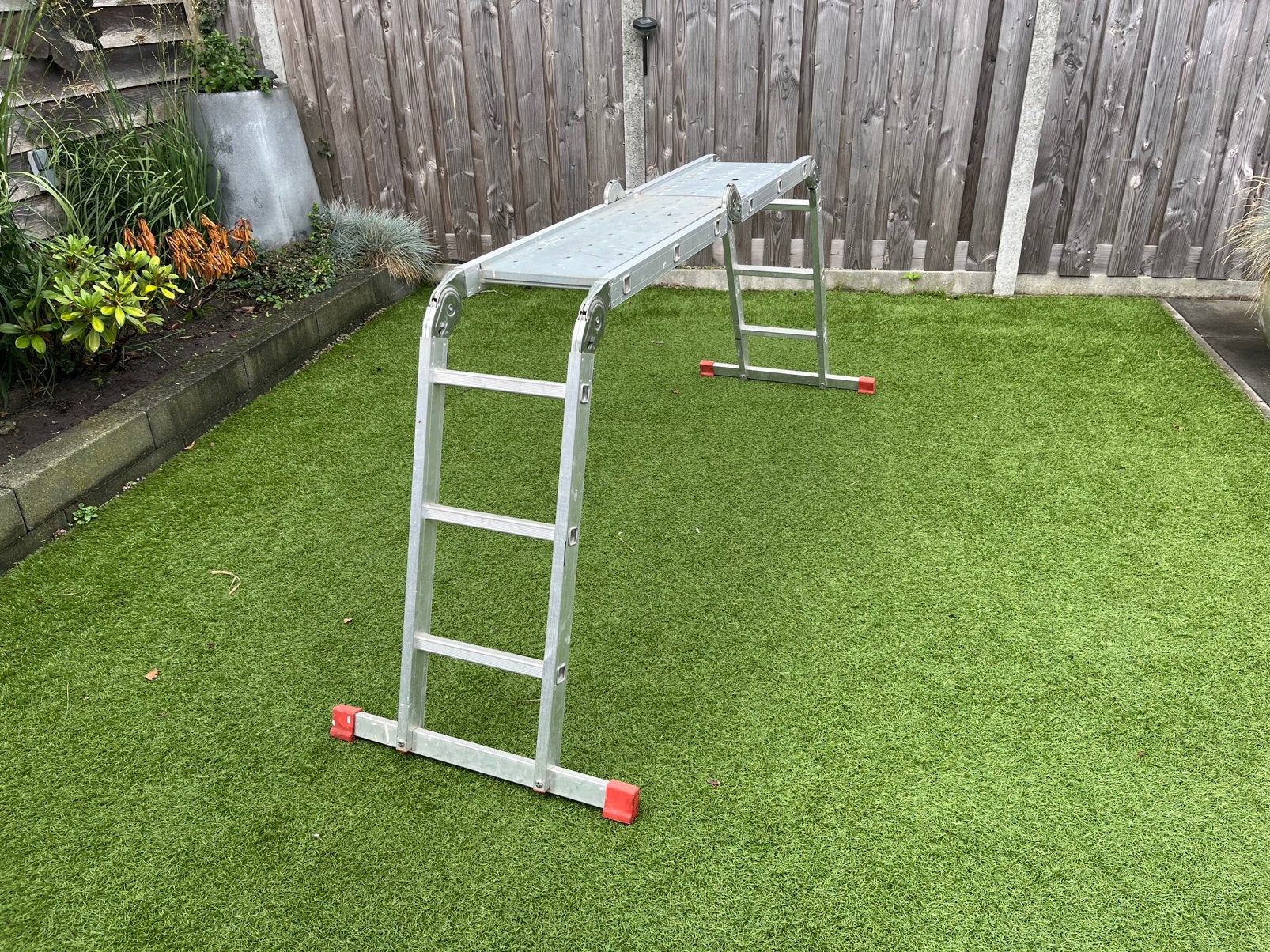Topcraft functionele steiger ladder en trap, Ophalen, Gebruikt, Ladder, Opvouwbaar of Inschuifbaar