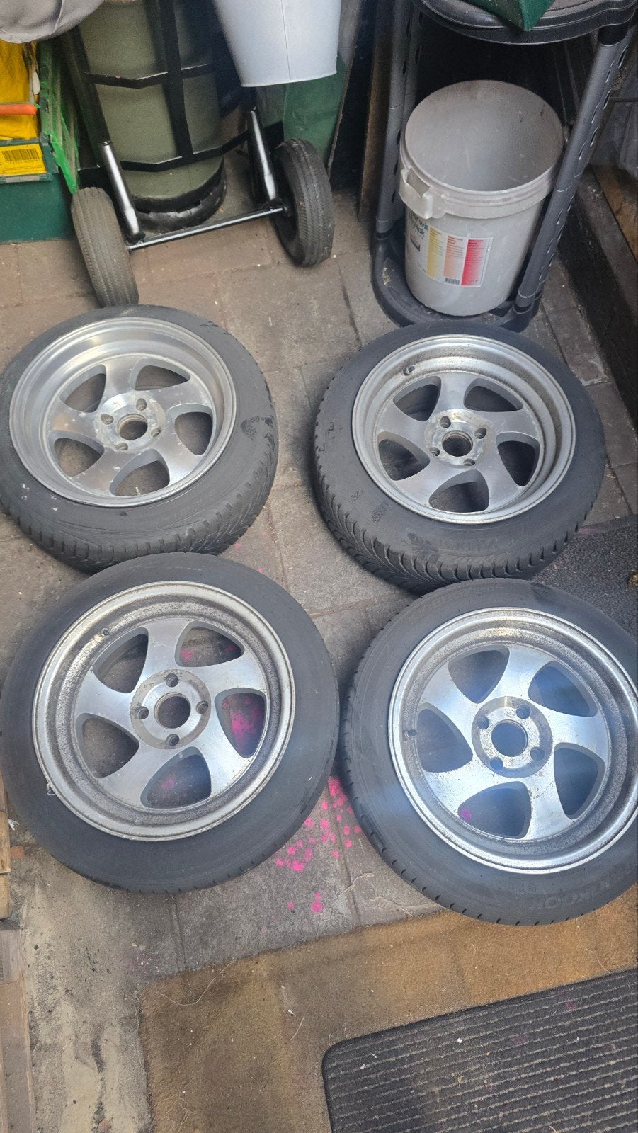 Jr 15 velgen 4x100, Ophalen, Zo goed als nieuw