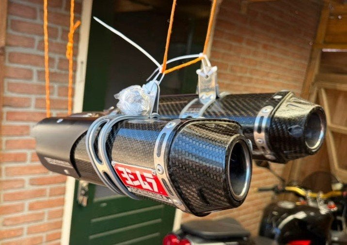 Suzuki B-King Carbon Yoshimura uitlaat exhaust double muffle, Motoren, Ophalen of Verzenden, Gebruikt