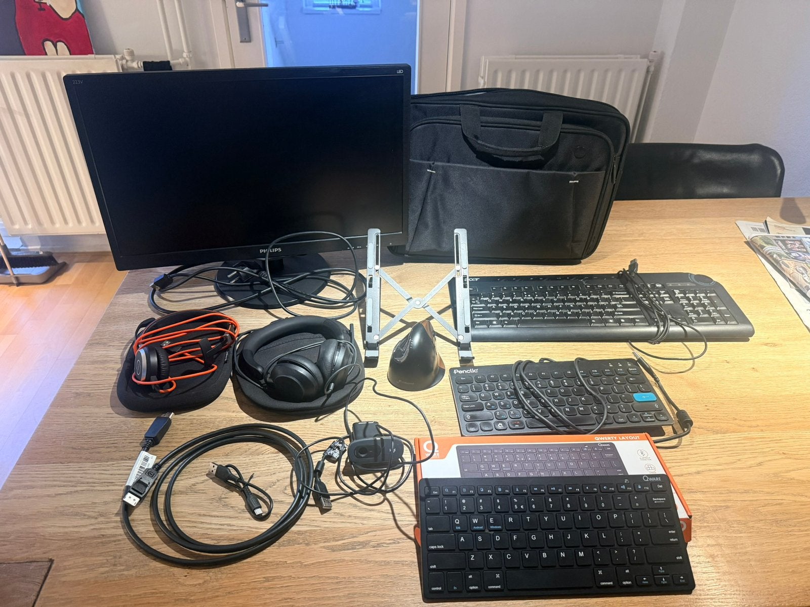 Complete set met apparatuur en accessoires, Ophalen, Zo goed als nieuw