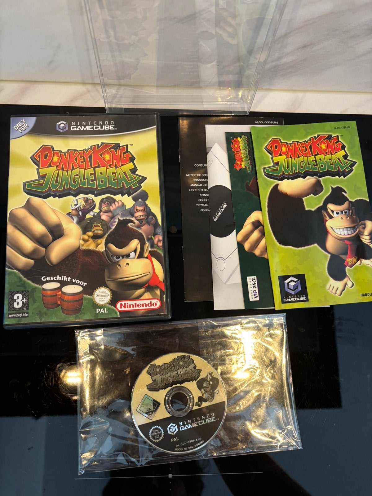 Nintendo Gamecube Donkey Kong Jungle Beat, Avontuur en Actie, 1 speler, Ophalen of Verzenden, Zo goed als nieuw
