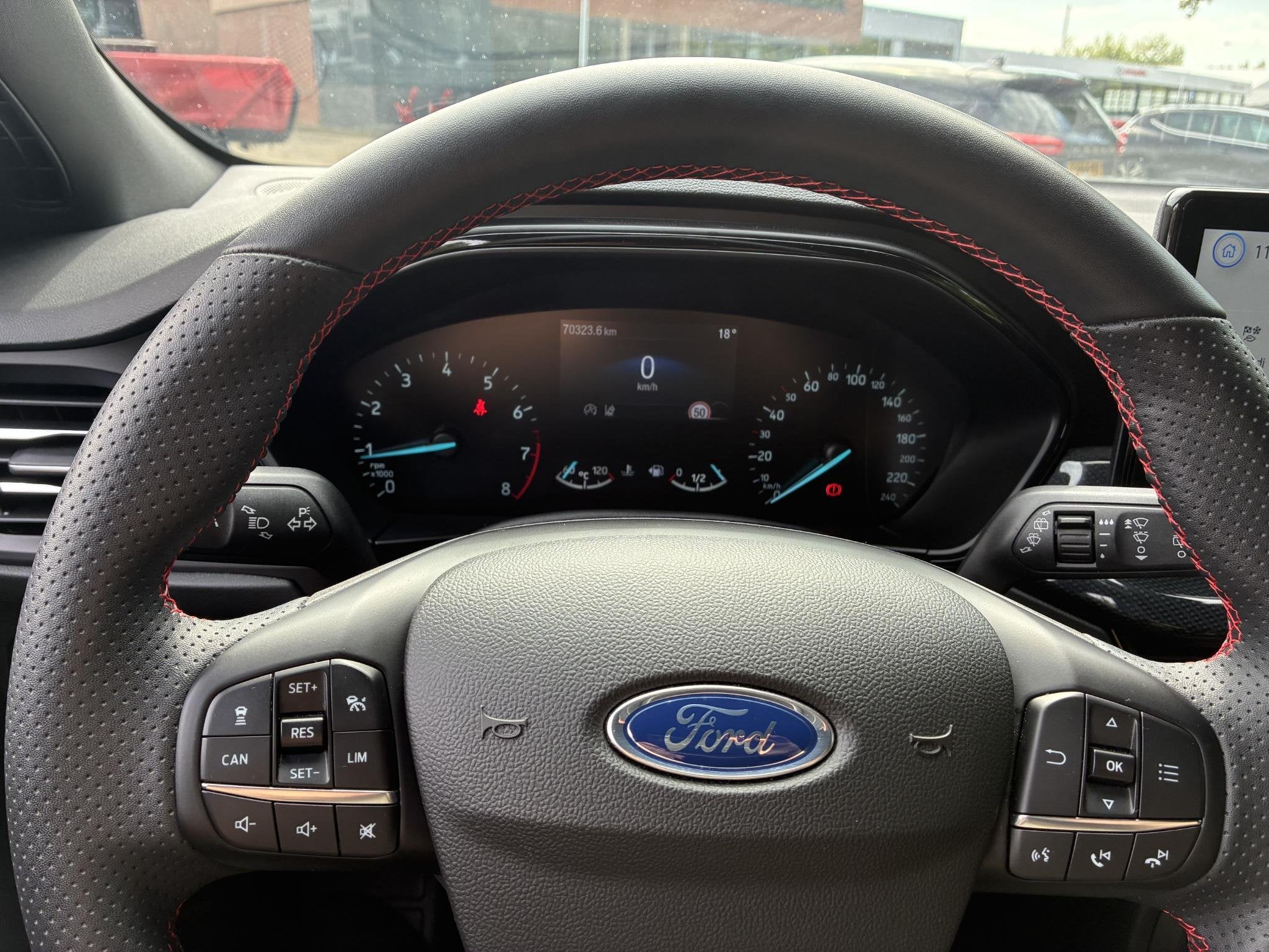 Ford Focus Wagon 1.0 EcoBoost Hybrid ST Line, Auto's, Euro 6, Zwart, Origineel Nederlands, Handgeschakeld