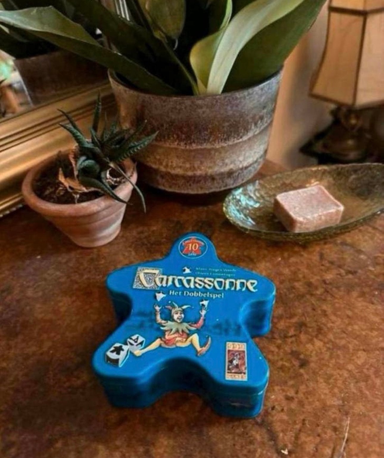 Nieuw in verpakking: dobbelspel in blik carcassonne, Ophalen of Verzenden
