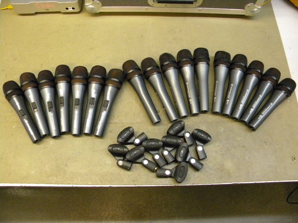 Sennheiser E845 Microfoon bundel, Muziek en Instrumenten, Gebruikt, Ophalen of Verzenden, Sennheiser, Info@sennheiser.com