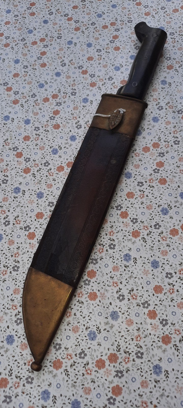 Unieke Machete met Leren Schede - Zuid/Centraal-Amerikaans, Ophalen of Verzenden, Overige soorten, Azië, Mes of Dolk
