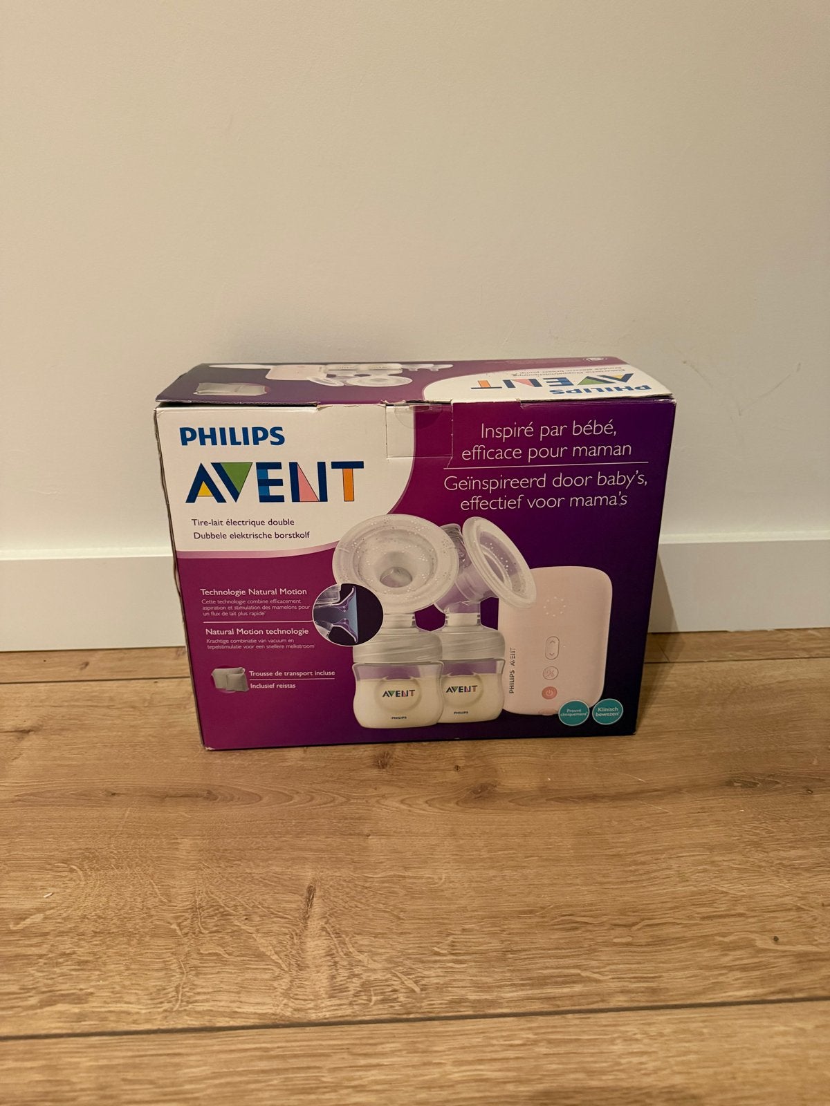 Philips Avent Dubbele Elektrische Borstkolf, Ophalen of Verzenden, Zo goed als nieuw