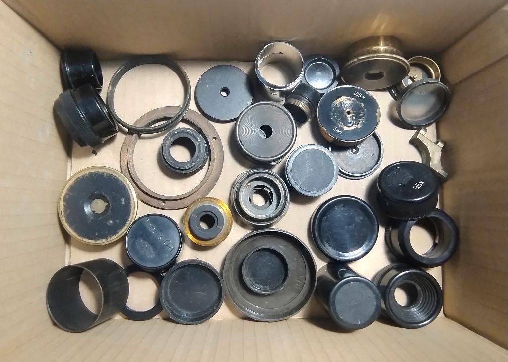 doosje met oude optiek onderdelen, Audio, Tv en Foto, Ophalen of Verzenden, Gebruikt, Minder dan 8x, Overige typen