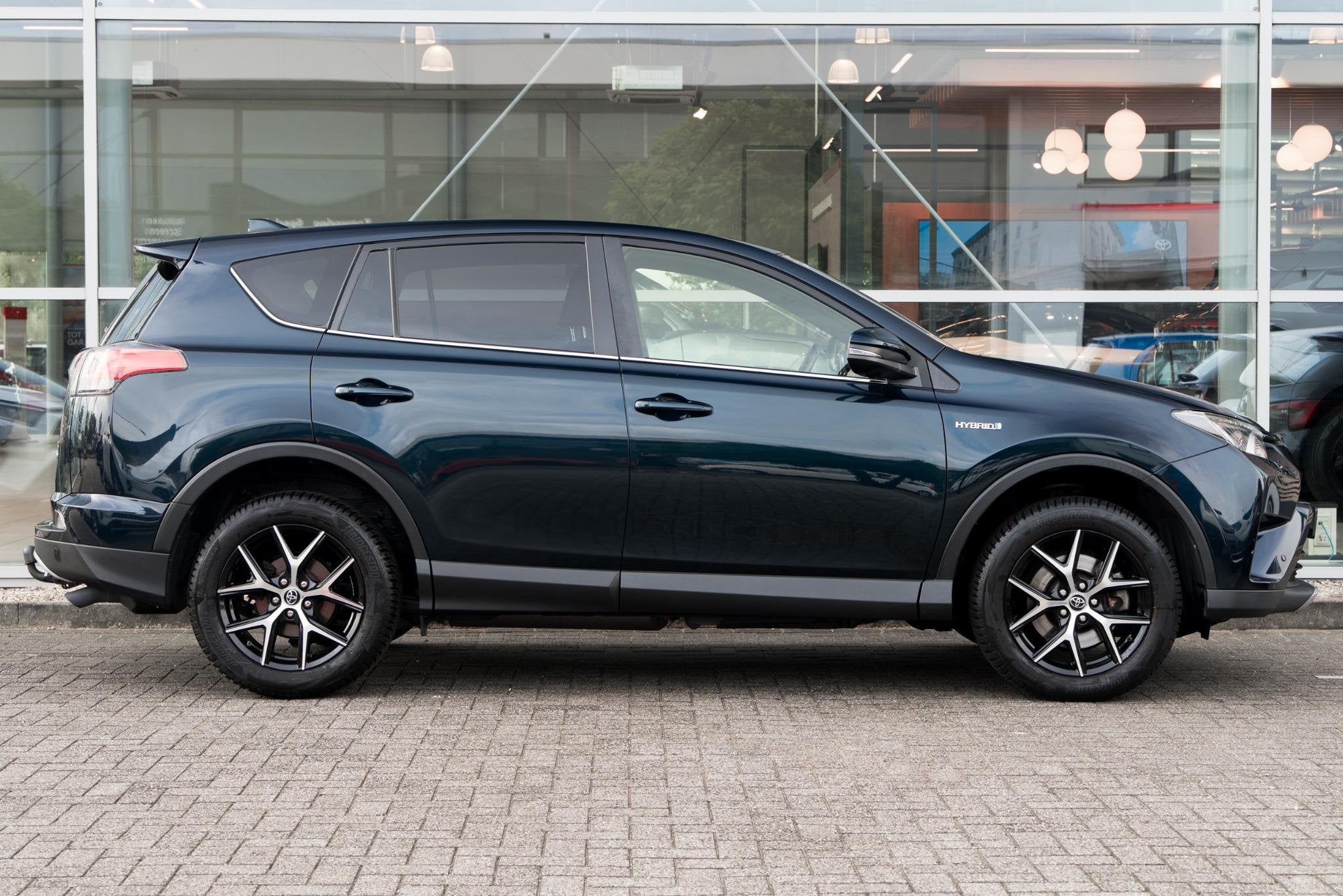 Toyota RAV4 2.5 Hybrid Style, Auto's, Gebruikt, Euro 6, Zwart, Origineel Nederlands