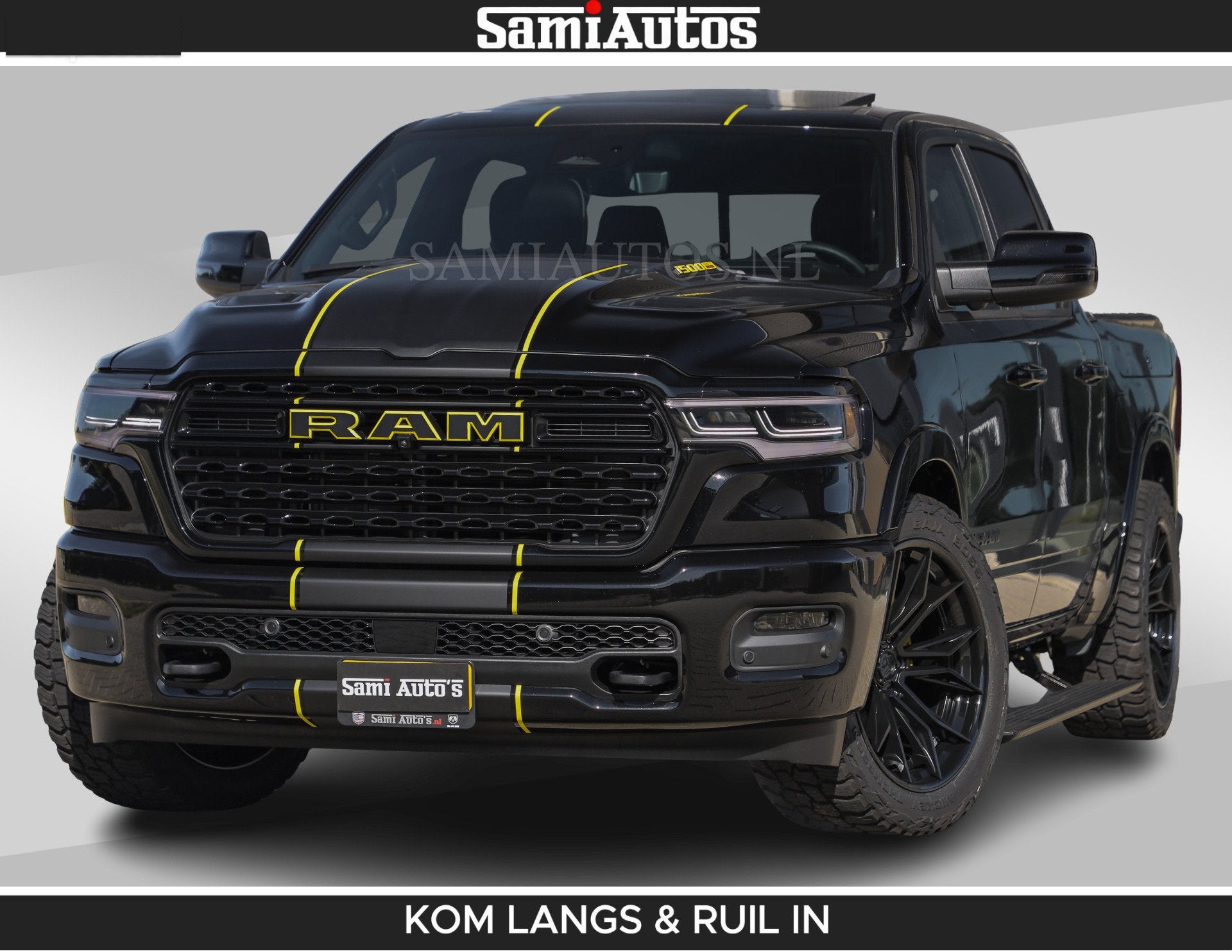 Dodge Ram Limited Night H.O 540HP 706Nm | Massage + Full Opt, Auto's, Dodge, Automaat, Dealer onderhouden, Met garantie (alle)